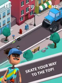 Skate Boy Runner - Endless Running Game Screen Shot 1