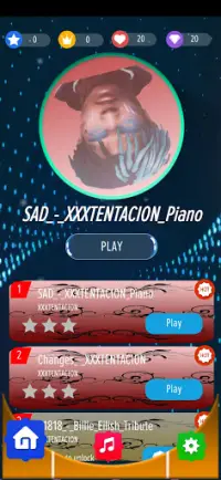 XXXTentacion : Magic Piano Tiles Screen Shot 1