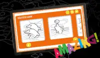 Drawing Dolphin Coloring Page Game For Kids Screen Shot 1
