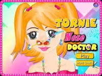 Нос доктор игры для девочек Screen Shot 0