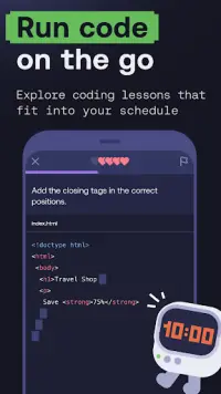 Learn Coding/Programming: Mimo Screen Shot 1