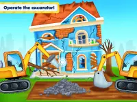 Build a house - city road builder Game for boys Screen Shot 2