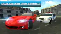 Urban Crime City Police Van 3D Screen Shot 1
