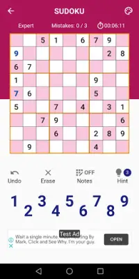 Sudoku Classic - Number Puzzle Game Screen Shot 5