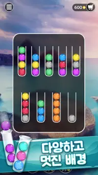 Ball Sort Puzzle – 같은 색깔 공을 한곳으로 옮기며 하는 퍼즐 Screen Shot 1