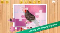 Jigsaw Birds Collection Puzzle 2- Educational Game Screen Shot 2