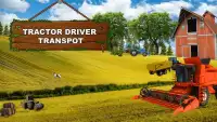 Real tractor conducción transporte la agricultura Screen Shot 0