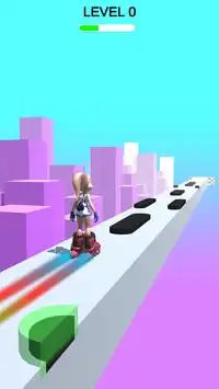 Skate Roller Run 3D Screen Shot 1