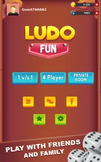Ludo Fun: Free Family Dice Game Screen Shot 1