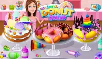 Rainbow Donut Kek Ekranı Chef Screen Shot 5