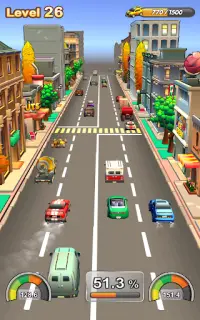 Two Cars - City Rush Screen Shot 0
