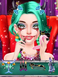 Halloween Makeup Dressup Salon Games For Girls Screen Shot 6