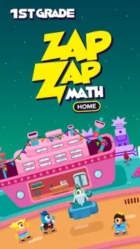 1st Grade Math: Fun Kids Games - Zapzapmath Home Screen Shot 0