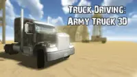 Truck Driving: Army Truck 3D Screen Shot 0