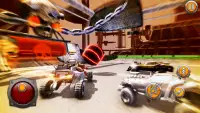 Rocket Car Ball Race Arena: Car Soccer League Screen Shot 1