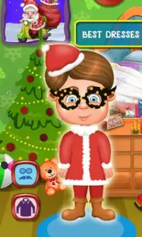Little Big Santa - Dress Up Screen Shot 0