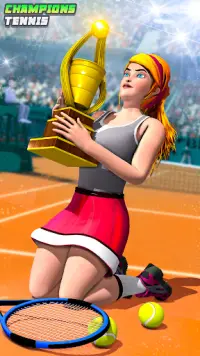 Wereld Tennis Spel Screen Shot 4