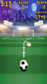 Soccertastic - Flick Soccer avec un Spin Screen Shot 0