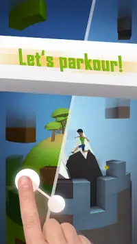 Tetrun: Parkour Mania - free running game Screen Shot 3