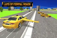 Flying Car Sim: Taxi Pilot 3D Screen Shot 12