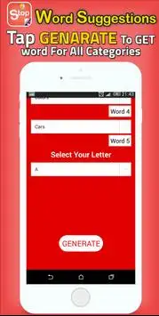 Solution For Stop Categories Word - Word Games Screen Shot 3
