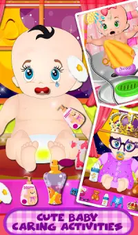 Pregnant Mommy And Newborn Twin Baby Care Game Screen Shot 15