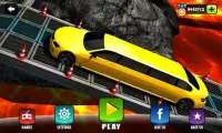 Limousine Car Parking Challenge en piso de lava Screen Shot 0