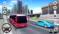 Miasto trener wycieczka autobus napędowy symulator Screen Shot 3