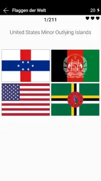 Flaggen der Welt - Foto Quiz und Test Screen Shot 3