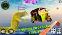 Freaky Tuk Tuk Rickshaw Stunt Driver : Sky Climb Screen Shot 4