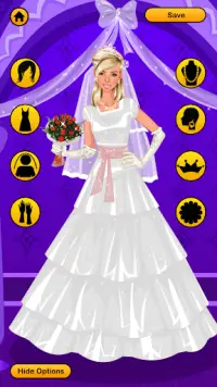 Wedding Dress Up Games - Free Bridal Look Makeover Screen Shot 4