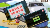 RailRoad Crossing 3D 🚅 Train Simulator Game Screen Shot 1