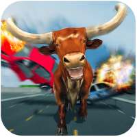 Wild Bull City Attack: Bull Simulator Games