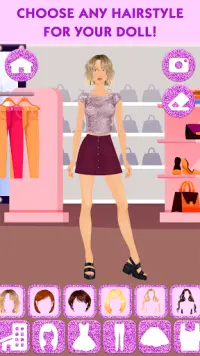 Fashion Girl Dress Up - Spiel für reiche Mädchen ⭐ Screen Shot 5