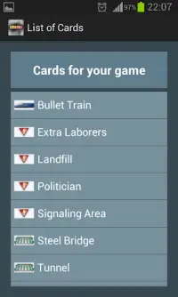 Trains Board Game Randomizer Screen Shot 1