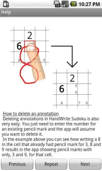 Handwrite Sudoku Screen Shot 3