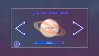 Zig Zag Space Boom Juego 2D Music Screen Shot 0