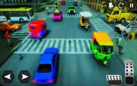 Tuk tuk Chingqi: Taxi stad stunts bestuurder 3D Screen Shot 4