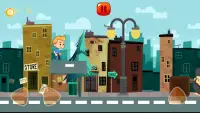 Street Runner Boy - city game Screen Shot 1