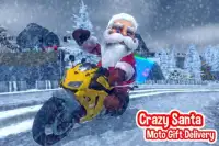 Crazy Santa Moto Gift Delivery Screen Shot 0
