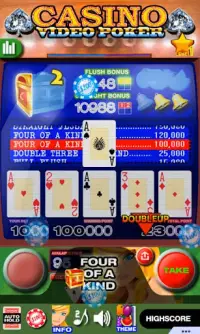 Casino Video Poker Screen Shot 1