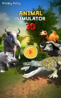 Animale Simulatore 3D - Coccodrillo ecc. Screen Shot 8