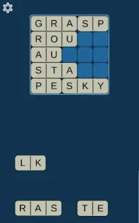 Five Words - A Word Matrix Puzzle Game Screen Shot 0