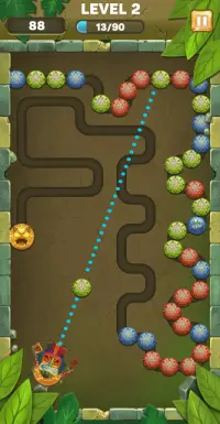 Marble Zumble Shooter - Jungle Marble Blast Screen Shot 1