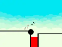 Stickman Parkour Platform - 2D Ninja Fun Race Screen Shot 8