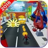 Subway Avengers Runner 3D : Spiderman & Ironman