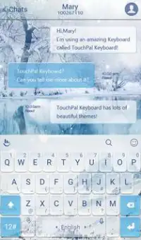 TouchPal Snowberg Keyboard Screen Shot 0