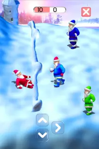 Дед Мороз играющий в снежки * Screen Shot 0