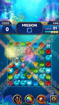 Under the Deep Sea: Match 3 Screen Shot 4