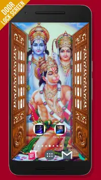 Hanuman Ji Door Lock Screen Screen Shot 3